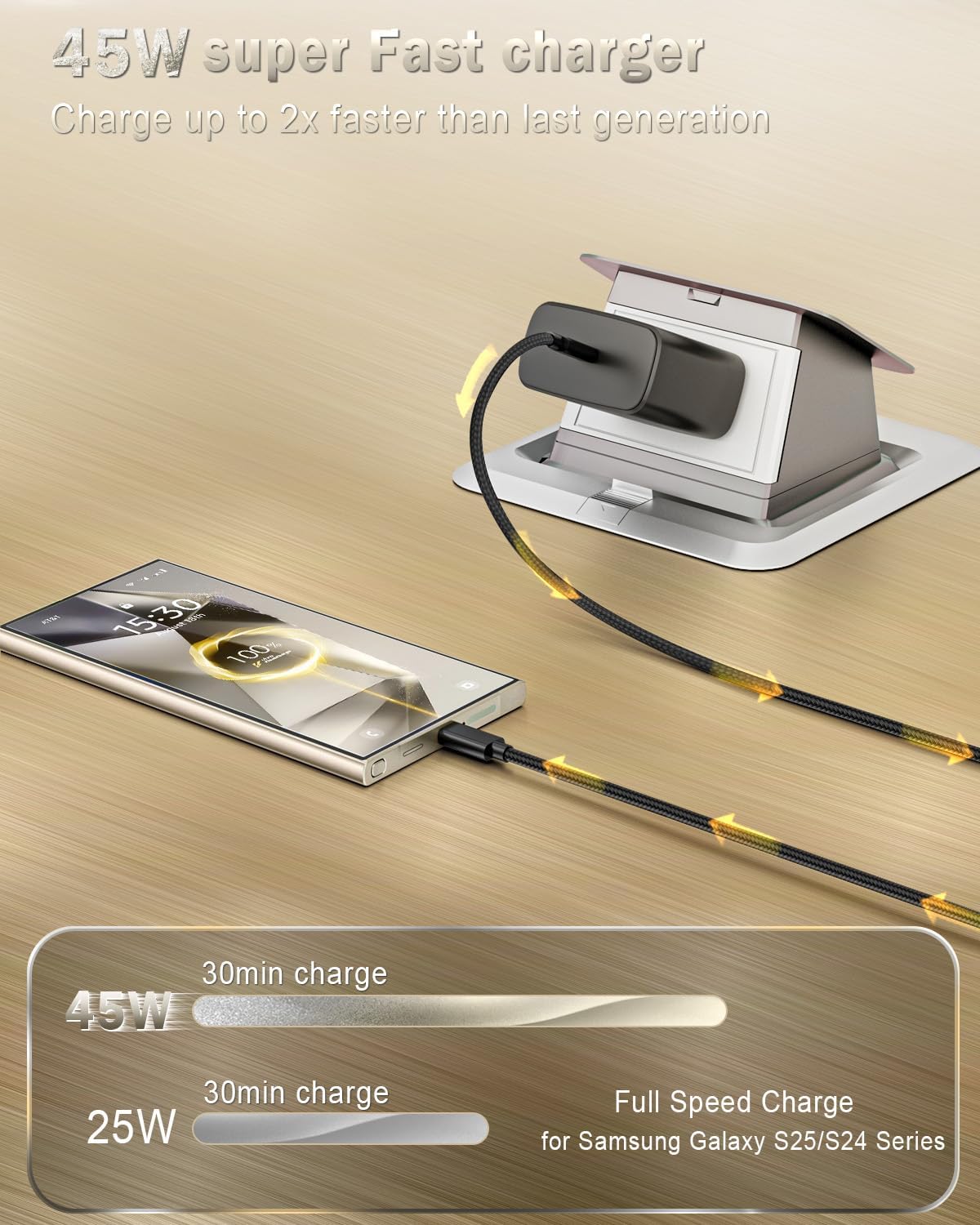 מטען אלחוטי מהיר Samsung Fast Charge - חדש באריזה