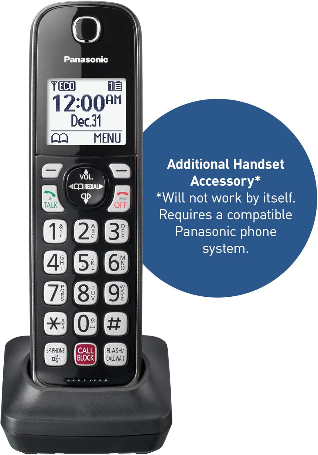 תמונה 3 של טלפון שולחני אלחוטי Panasonic KX-TGD - לשימוש ביתי/משרדי