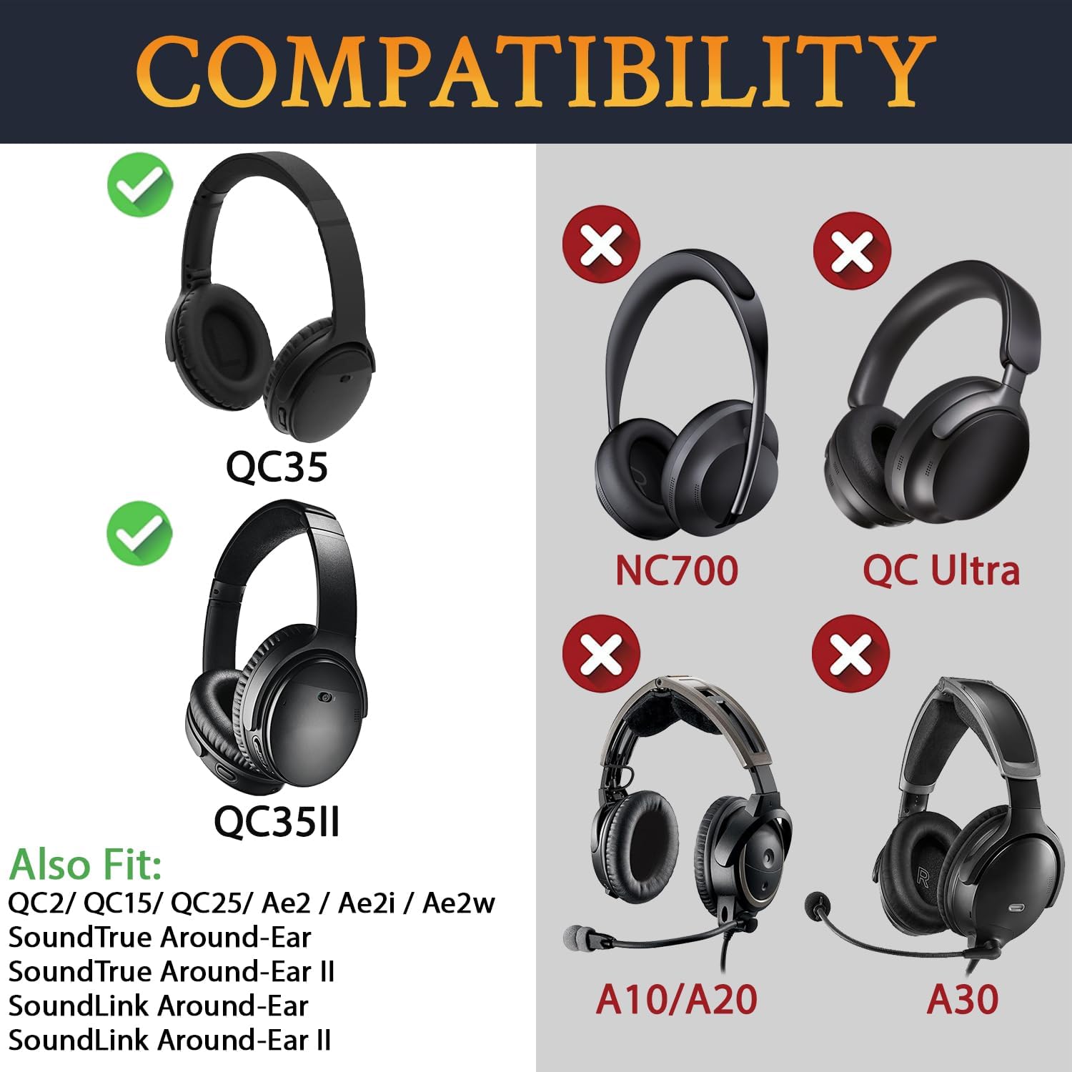 תמונה 3 של אוזניות Bose QuietComfort 35 II - שמורות כמו חדשות